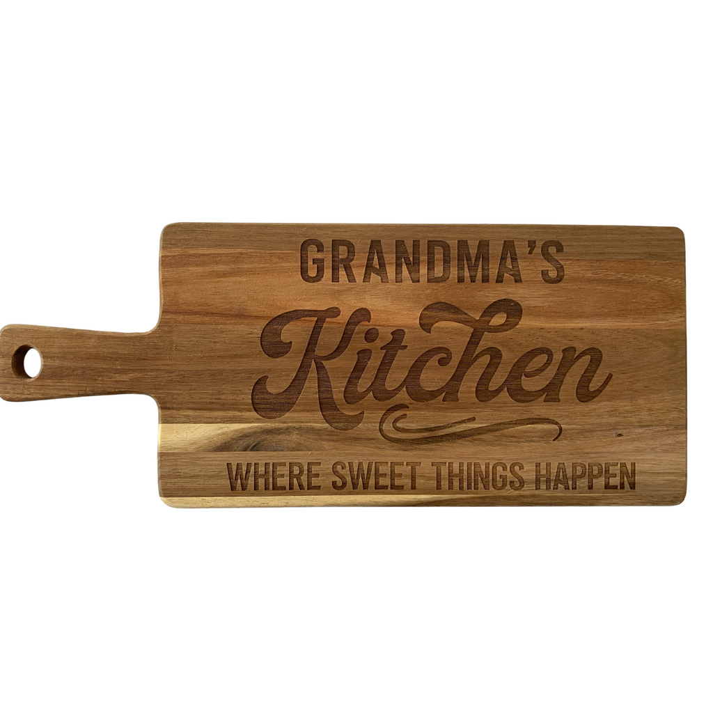 Grandma’s Kitchen Where Sweet Things Happen | cutting board | charcuterie board cheese | cheese board