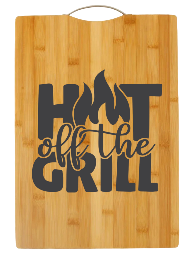 Hot Off The Grill | cutting board | charcuterie board cheese | cheese board