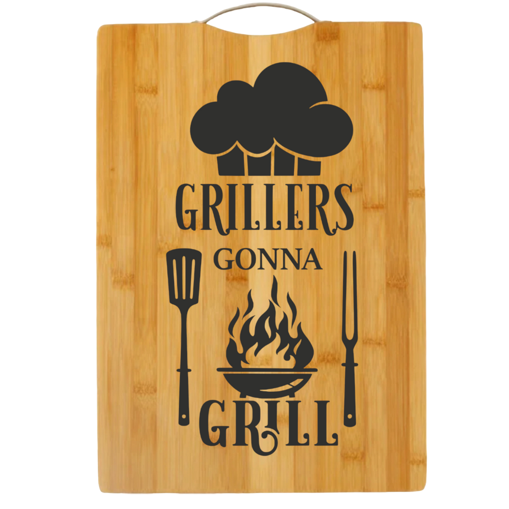 Grillers Gonna Grill | cutting board | bamboo charcuterie board cheese | cheese board