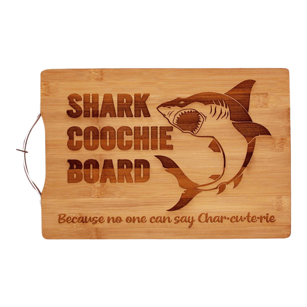 Shark Coochie Board | cutting board | bamboo charcuterie board cheese | cheese board