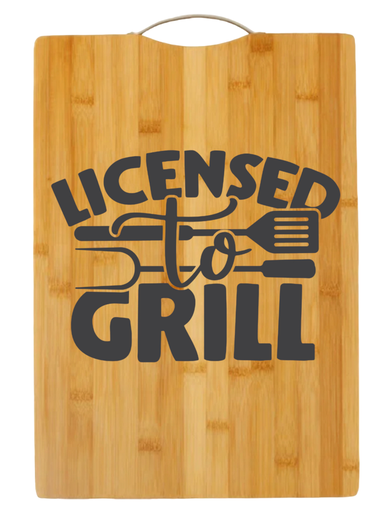 Licensed To Grill | cutting board | charcuterie board cheese | cheese board