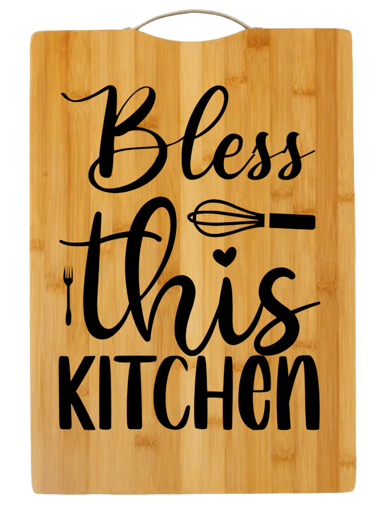 Bless This Kitchen | cutting board | charcuterie board cheese | cheese board