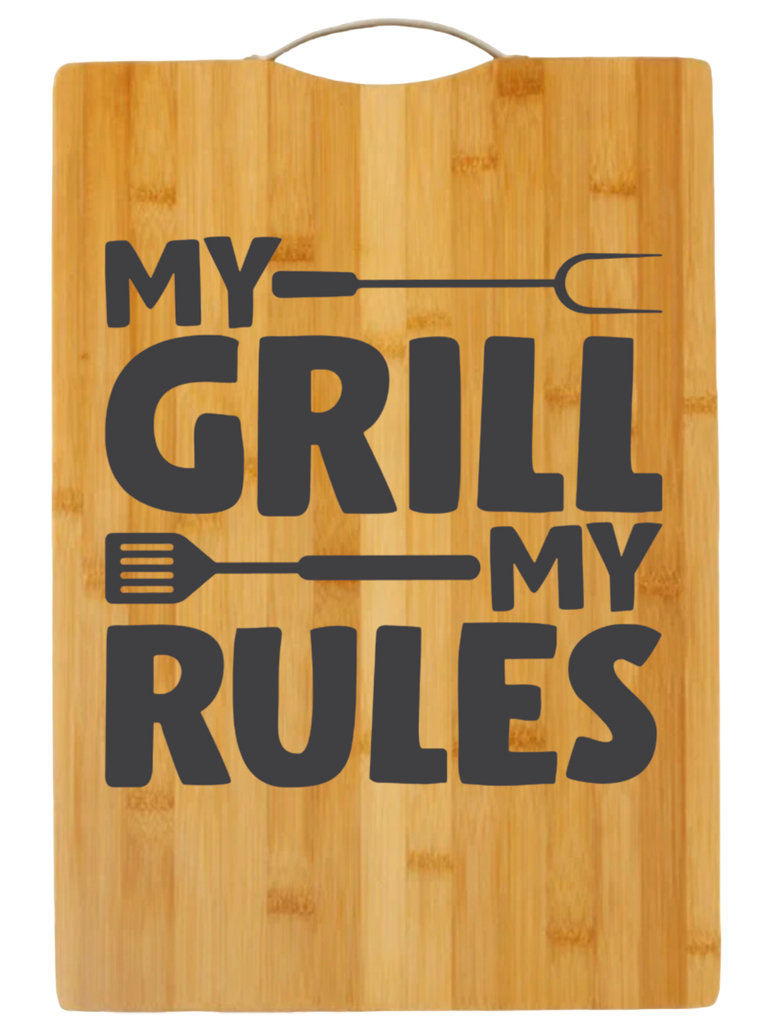 My Grill My Rules | cutting board | charcuterie board cheese | cheese board