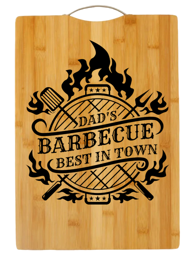 Dads BBQ Best In Town - Cutting Board