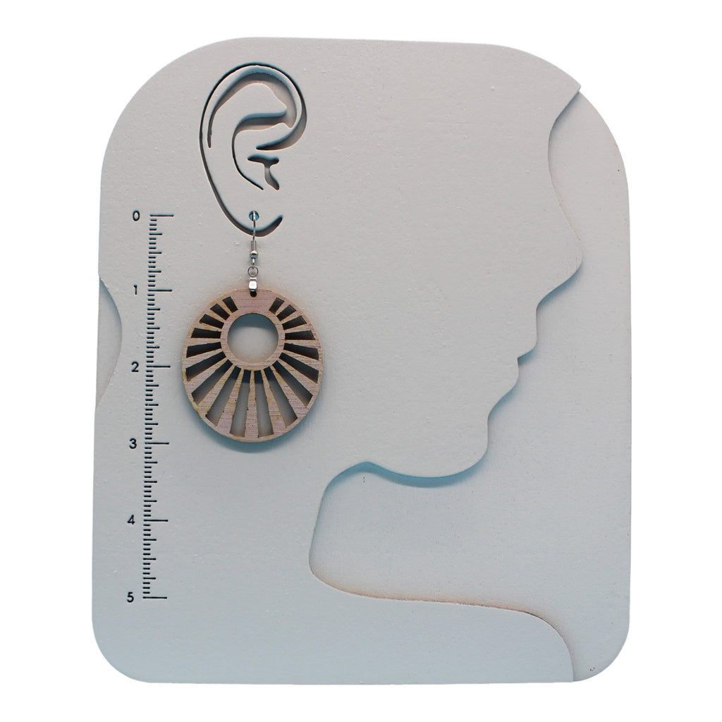 Wood Earrings | Multiple Color Options | Laser Cut