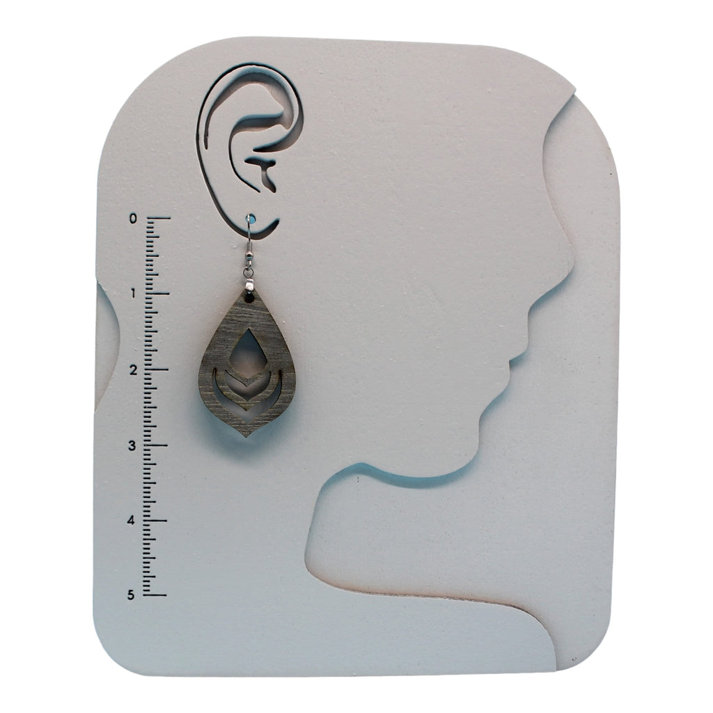 Wood Earrings | Multiple Color Options | Laser Cut