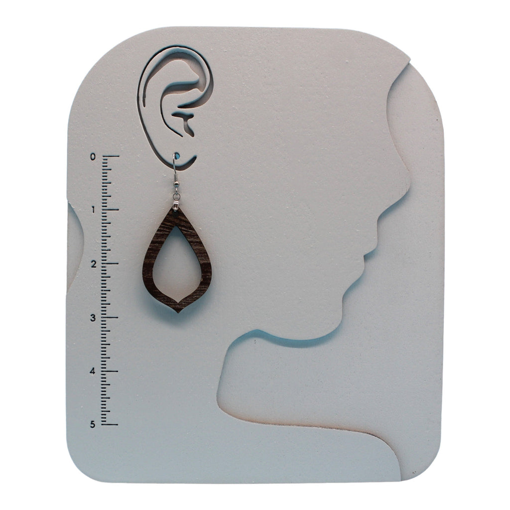 Wood Earrings | Multiple Color Options | Laser Cut