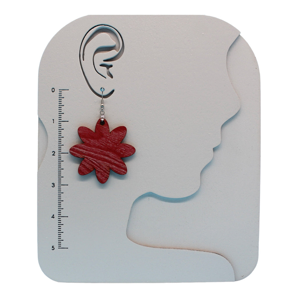 Wood Earrings | Multiple Color Options | Laser Cut