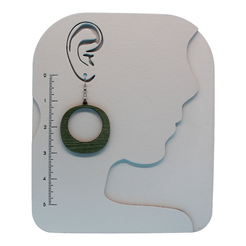 Wood Earrings | Multiple Color Options | Laser Cut