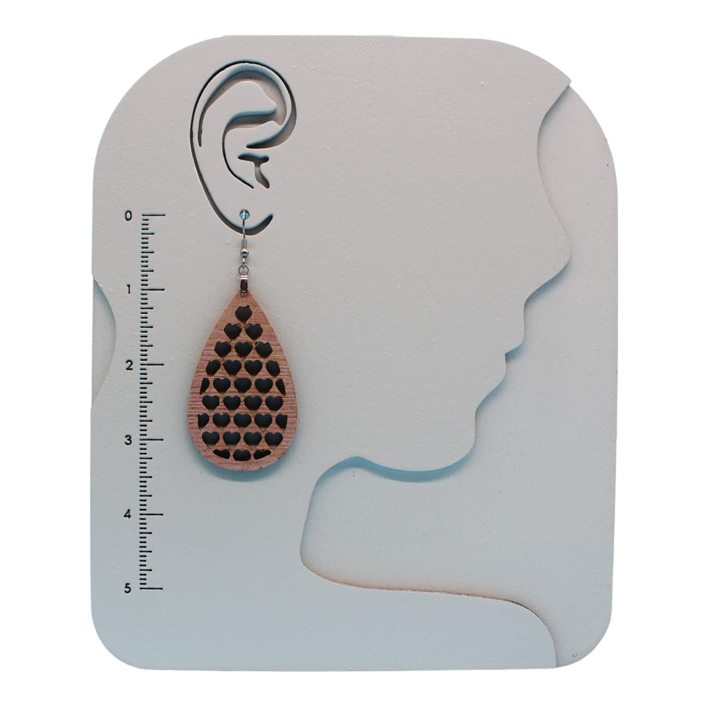 Wood Earrings | Multiple Color Options | Laser Cut