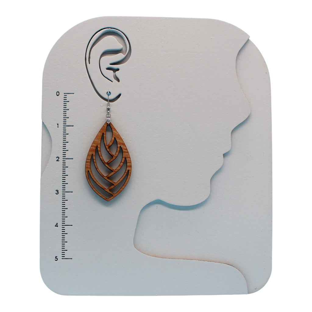 Wood Earrings | Multiple Color Options | Laser Cut