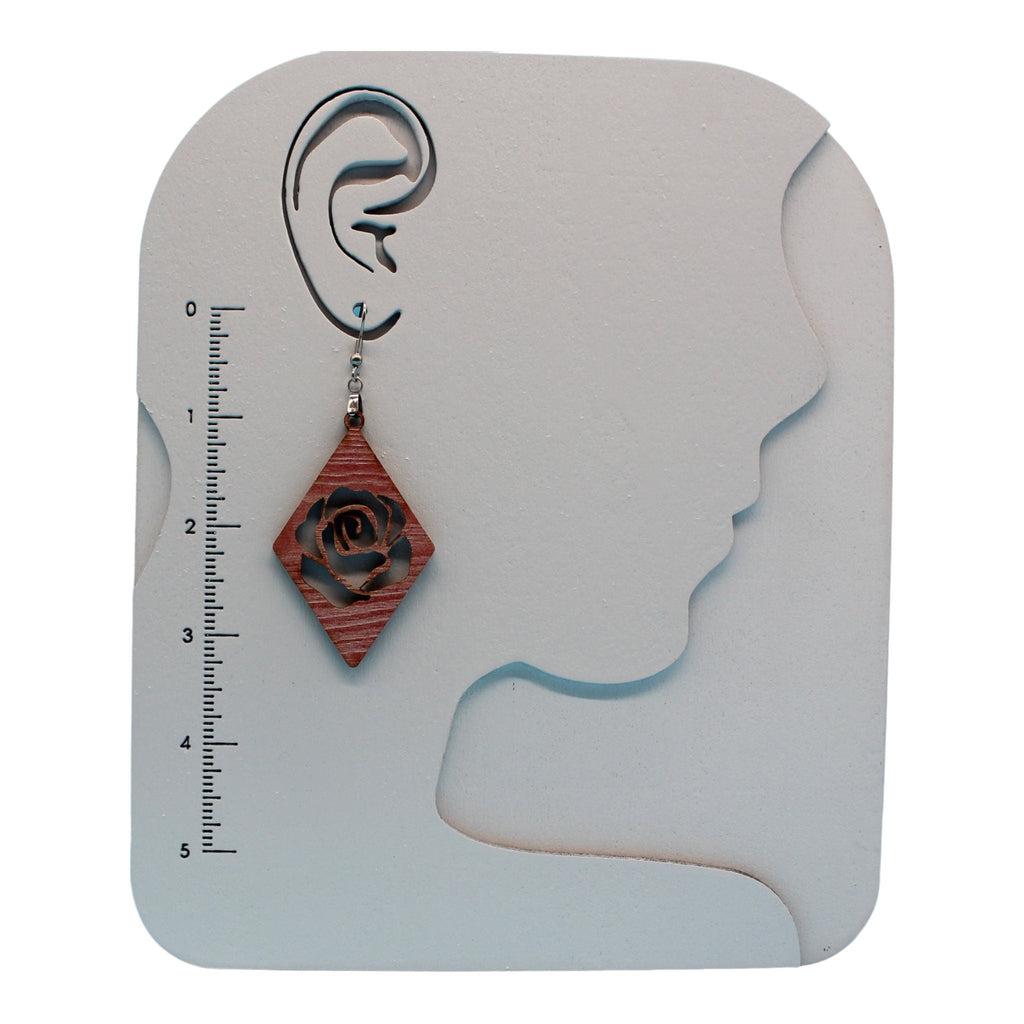 Wood Earrings | Multiple Color Options | Laser Cut